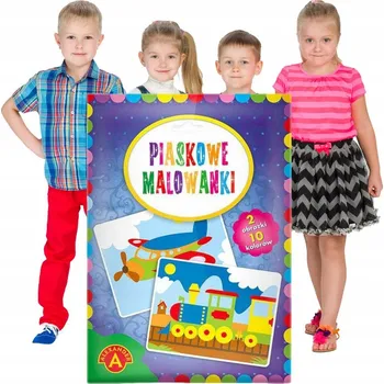 omalovánky Kreativní SADA Plastické Pískové Obrázky - Malování pískem