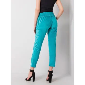 Dámské kalhoty Tepláky RV DR 6110.92P tyrkysová L