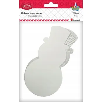 kreativní sada Kreativní sada z pěnovky SNĚHULÁCI Bílé Vánoce