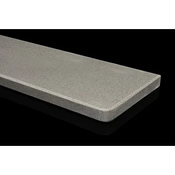 Parapet Parapety z umělého kamene STONE DESIGN tl. 30mm Pearl Soft Grey - oblý šířka 100mm