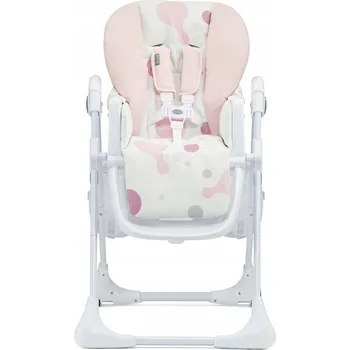 Jídelní židlička Jídelní židlička Kinderkraft růžová s nastavitelnou výškou a opěradlem