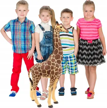 Figurka PAPO Žirafa s Vztyčenou Hlavou JAKO ŽIVÁ Hračka ZVÍŘE pro Děti