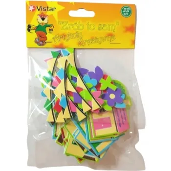 samolepka Pěnové Samolepky Vistar 33 ks