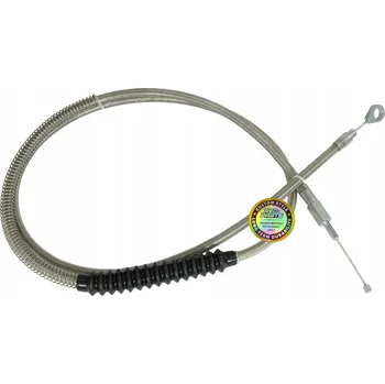 Spojkové lanko Spojkové lanko 150 cm pro Harley Sportster, opletené Nerezová Ocel