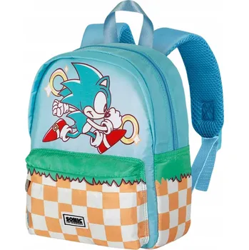 Městský batoh Batoh Jednokomorový Předškolní Sonic Run Modrý 22x27x10 cm