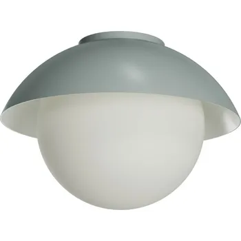 OSMONT LUK60004 LUKIDA 2 stropní/nástěnné skleněné svítidlo šedá / bílá IP65 3000 K 20W LED
