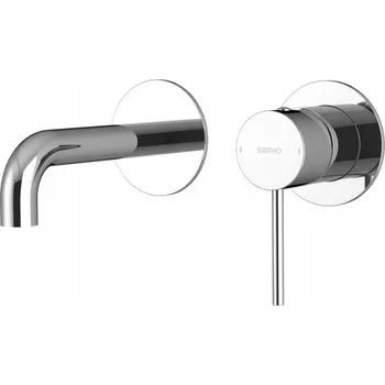 Vodovodní baterie Umyvadlová baterie pod omítku Sapho stříbrná