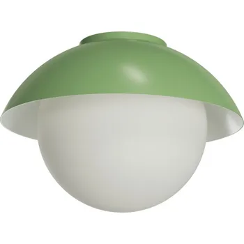 OSMONT LUK60008 LUKIDA 2 stropní/nástěnné skleněné svítidlo olivová / bílá IP65 3000 K 20W LED