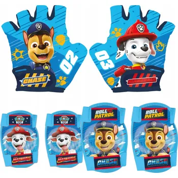 Chránič kolene SADA Tlapková patrola CHASE CHRÁNIČE LOKTŮ, KOLEN A RUKAVICE NA KOLO