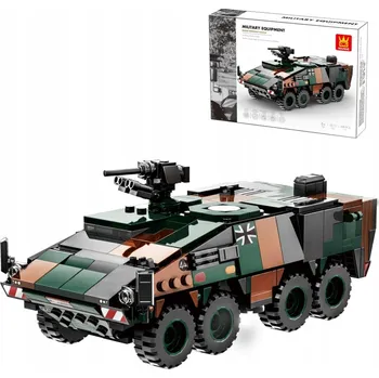 ostatní stavebnice Wange 3512 Stavebnice obrněných vozidel, 438 dílků