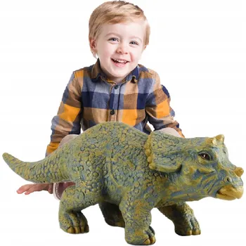 Figurka DINOSAURUS Figurka Mladý Triceratops na HRANÍ pro Kluky SUPER FIGURKY