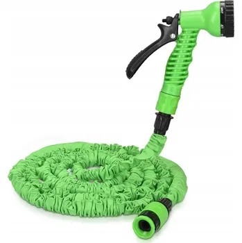 Zahradní hadice NAC Zahradní hadice 15 m ROZTAHOVACÍ ELASTICKÁ + 2 spojky + Pistole