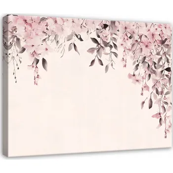 Obraz OBRAZ KVĚTINY ZÁVĚSNÉ LISTY DO LOŽNICE OBÝVÁKU KUCHYNĚ NA PLÁTNĚ 40x30