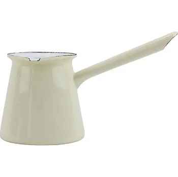 Džezva VEF Smaltovaná džezva na kávu krémová ø 9 cm - 0.4 l