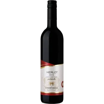 Víno Merlot 0,75l Vinný Dům