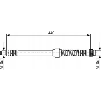 Brzdová hadice Bosch 1 987 476 651 Brzdová hadice