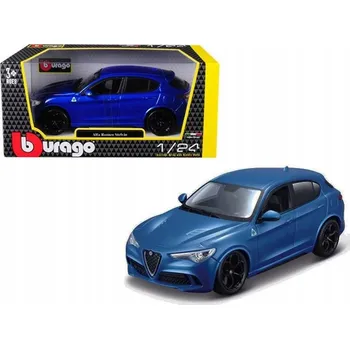 autíčko BBURAGO Alfa Romeo Stelvio Modrá pro CHLAPCE