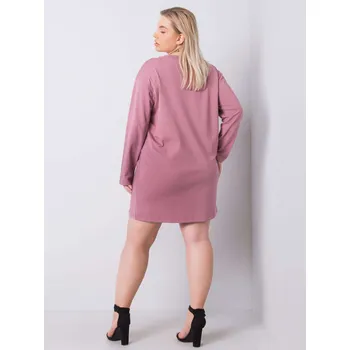 Dámské šaty Šaty RV SK 6321.93 tmavě růžová XL