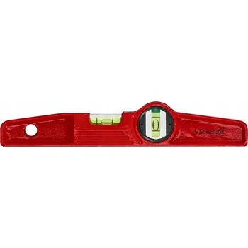 Vodováha HLINÍKOVÁ VODOVÁHA MALÁ 25cm 2 LIBELY TRAPÉZOVÁ S MAGNETEM SCHMITH