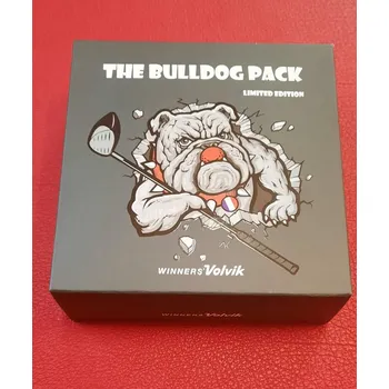 Golf VOLVIK ball Vivid Bull Dog pack 4 balls + ball marker