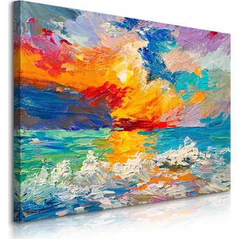 Obraz Obraz do obýváku moře voda nebe abstrakce 90x60