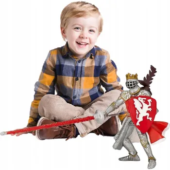 Drak Král SBĚRATELSKÁ Figurka Červený PAPO Hračka pro KLUKY