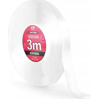 Lepicí páska SILNÁ NANO oboustranná PÁSKA tenká 3m x 1cm různorodé použití