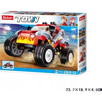 ostatní stavebnice STAVEBNICE SLUBAN MONSTER TRUCK TERÉNNÍ AUTO CITY