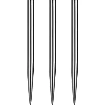 Příslušenství pro šipky Mission Kovové hroty Glide - Silver - 38 mm