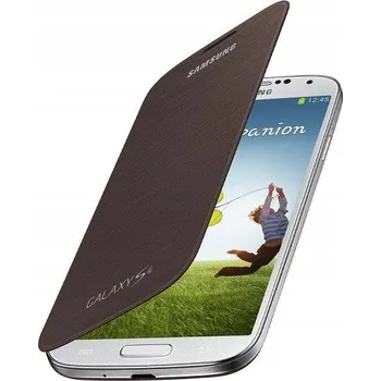 Pouzdro na mobilní telefon Flipový Pouzdro Samsung pro Samsung Galaxy S4 hnědý