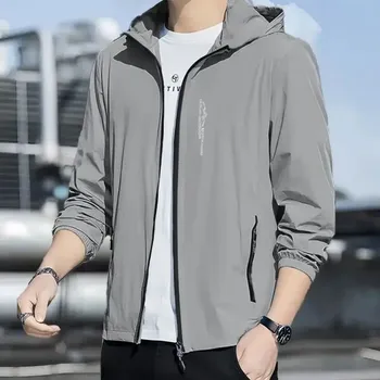 Pánská softshellová bunda Pánská letní bunda s ochranou proti slunci Barva: Světle Šedá, Velikost: L