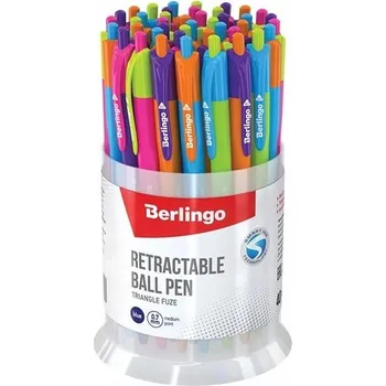 Automatická Propiska MODRÁ Náplň Propisky 0,7mm Berlingo 40 kusů