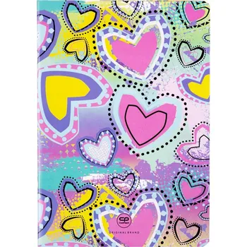 Sešit Sešit A5 s mřížkou Patio, 32 listů, měkká obálka, 6 ks, vícebarevný