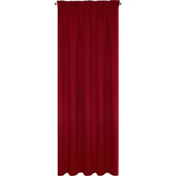 Obraz Závěs 135x270 červený z hladké matné látky