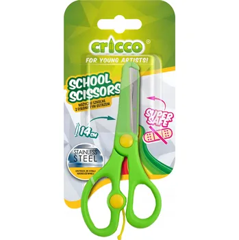 Školní nůžky s chráněnou čepelí 14 cm Cricco Záruka SPOKOJENOSTI