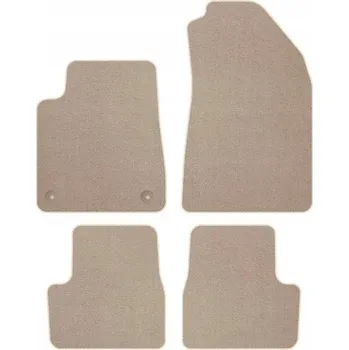 autokoberec Kobercové rohože Edecor velurové 4 ks