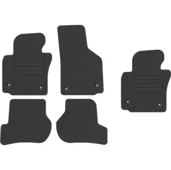 autokoberec Kobercové rohožky Edecor velurové 5 ks