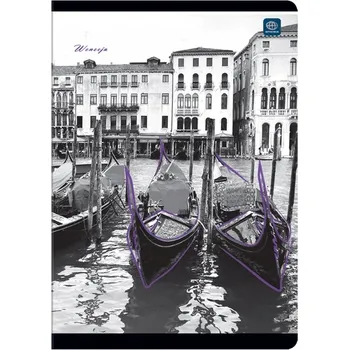 Sešit Sešit A5 s linkami Interdruk, 80 listů, měkká obálka, vícebarevný, 10 ks