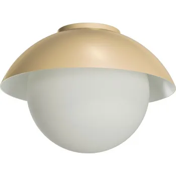 OSMONT LUK60506 LUKIDA 2 stropní/nástěnné skleněné svítidlo Golden Beach / bílá IP65 4000 K 20W LED