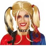 Paruka ve stylu Harley Quinn s culíky