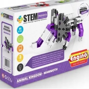 ostatní stavebnice EDUKAČNÍ Stavebnice SADA Království Zvířat Mamut