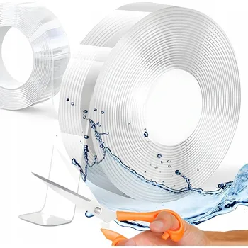 Oboustranná Nano Páska Silná Opakovaně Použitelná 2cm x 10m