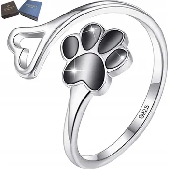 Prsten Stříbrný Prstýnek Srdce se zirkony Stříbro 925