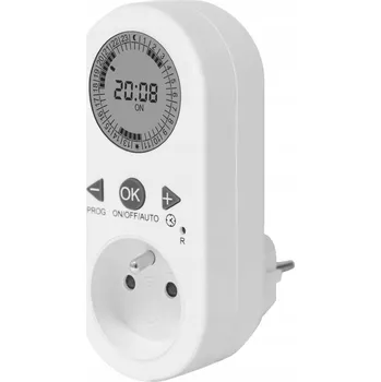 Spínací hodiny Týdenní spínací hodiny Anslut 006048 bílé