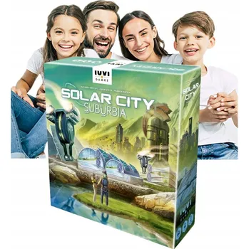 Desková hra Stolní hra SOLAR CITY, společenské hry, párty hry, stolní hry pro děti, strategická hra, hry pro celou rodinu, integrační hry, rodinná hra, sada hra IUVI Games
