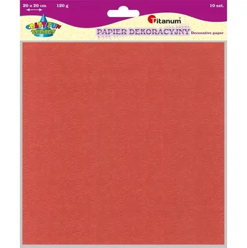 Umělecký papír Ozdobný papír A4 Titanum 120 g/m2, 10 listů