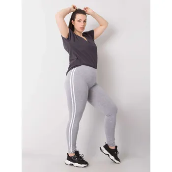 Dámské legíny Legíny RV LG 6302.53 šedá 4XL