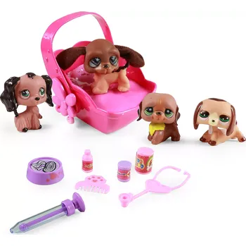 Volný čas Rappa Zvířátka 4 ks s doplňky a přenoskou světlo zvuk