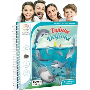 Desková hra Stolní hra SMART GAMES Hbité delfínky HRAČKA ROZVOJOVÁ HRA LOGICKÉ MYŠLENÍ EDUKATIVNÍ HRAČKY PRO DĚTI VZDĚLÁVACÍ HRA HLAVOLAMY HRY VZDĚLÁVACÍ SADA IUVI Games