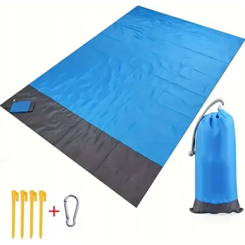 Pikniková deka PODLOŽKA PODLOŽKA PIKNIKOVÁ DEKA VODĚODOLNÁ IZOLACE KOLÍKY OBAL 200x210
